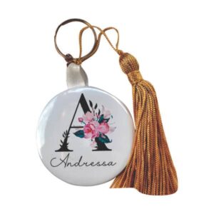 Chaveiro com Espelho com Pingente Personalizado