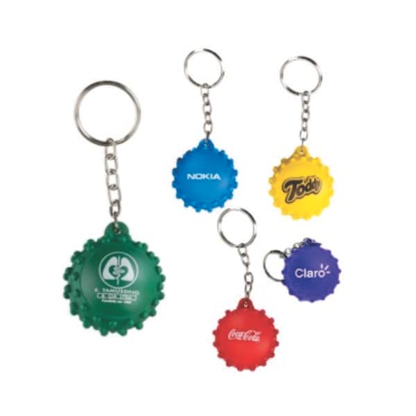 Chaveiro com Gel Anti-Stress Personalizado