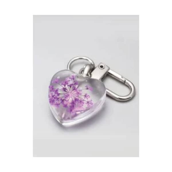 Chaveiro de Cristal Resinado Colorido