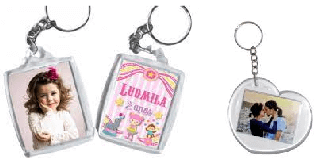 Chaveiro de Acrílico para Foto 3×4