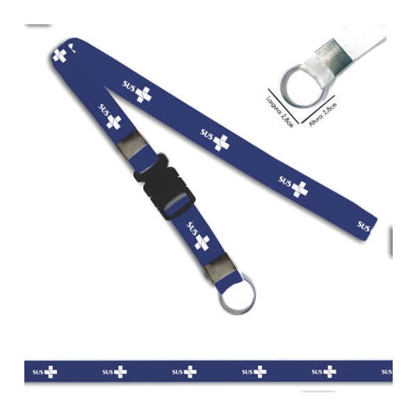 Chaveiro de Cordão Personalizado Brinde Logo