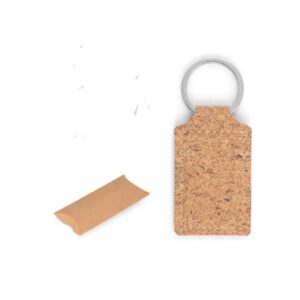 Chaveiro de Cortiça com caixa Personalizada