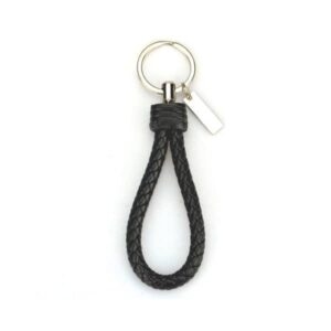 Chaveiro de Couro Trançado Personalizado