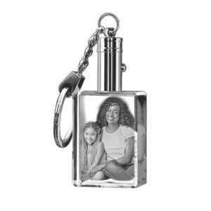 Chaveiro de Cristal Escrito a Laser Personalizado