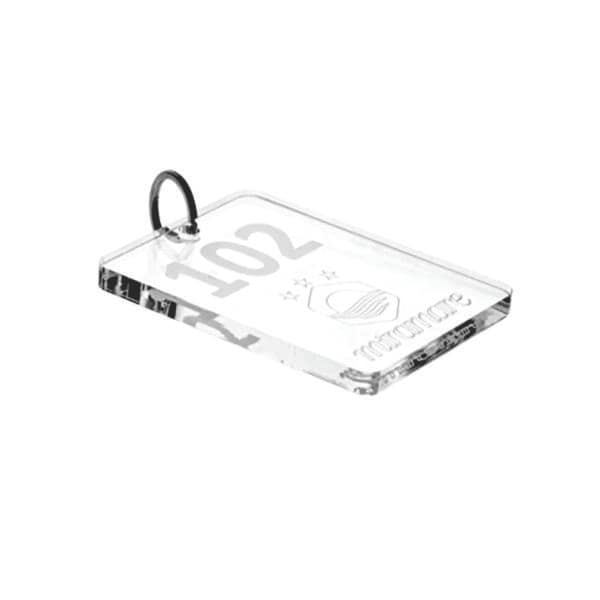 Chaveiro de Cristal Escrito a Laser Personalizado