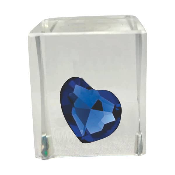 Chaveiro de Cristal Lapidado Personalizado