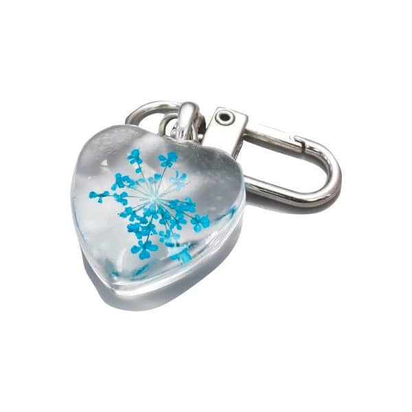 Chaveiro de Cristal Resinado Colorido