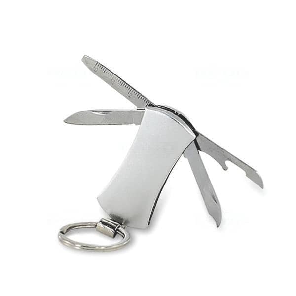 Chaveiro de Metal com Canivete Personalizado
