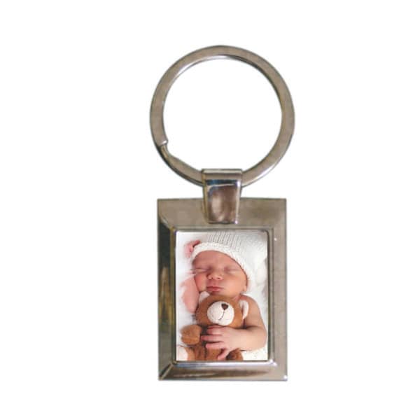 Chaveiro de Metal com Foto Personalizado