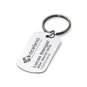Chaveiro de alumínio personalizado