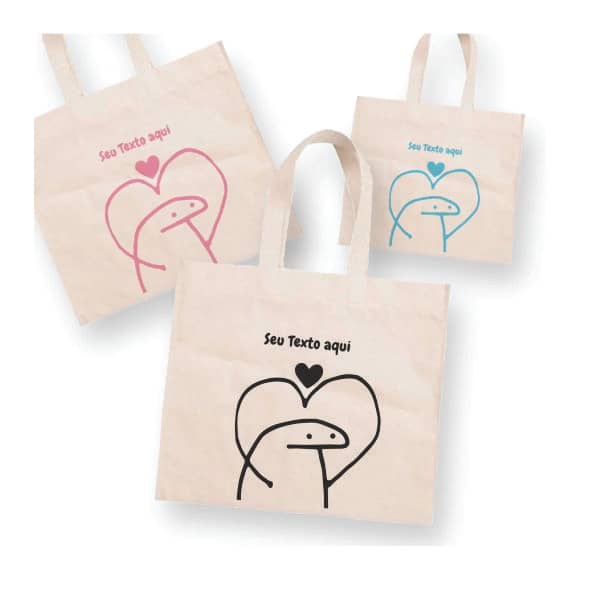 Chaveiro e Sacola Dia dos Namorados Personalizado
