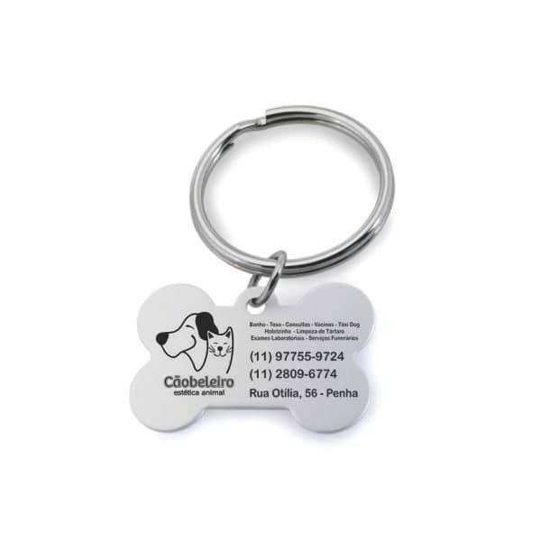 Chaveiro em Chapa de Aluminio Personalizado