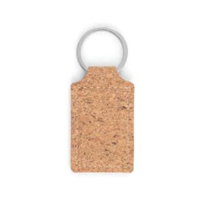 Chaveiro em Cortiça em Formato Retangular