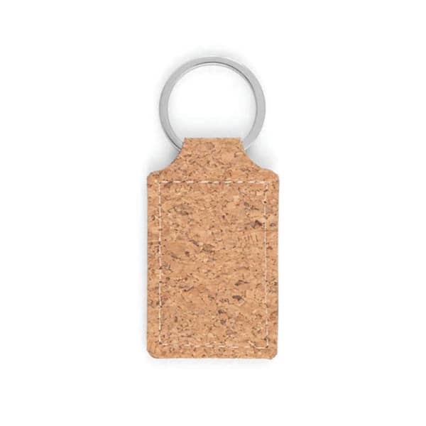Chaveiro em Cortiça em Formato Retangular