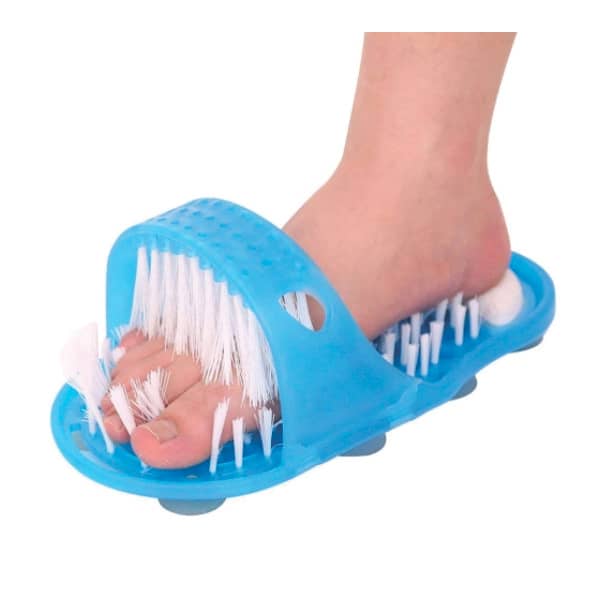 Chinelo Escova para Pés Limpeza Esfoliante