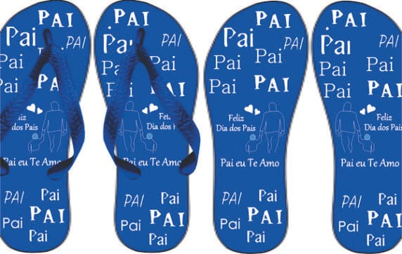 Chinelos Personalizados Santos