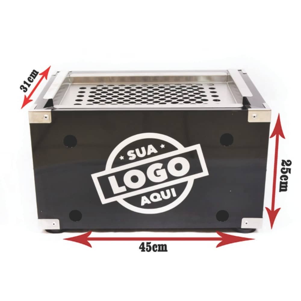 Churrasqueira Portatil Personalizada Pequena
