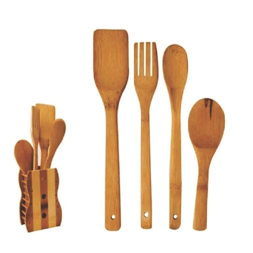 Colher de Pau em Bambu 30 cm Personalizada