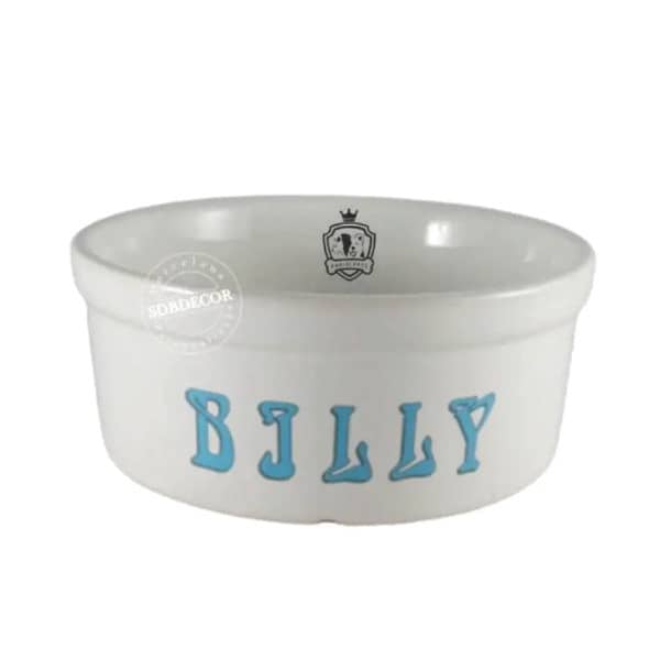 Comedouro Pet de Ceramica Personalizado com Nome 500 ml