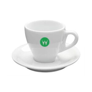 Conjunto Xicara 90ml e Pires Cerâmico Personalizado