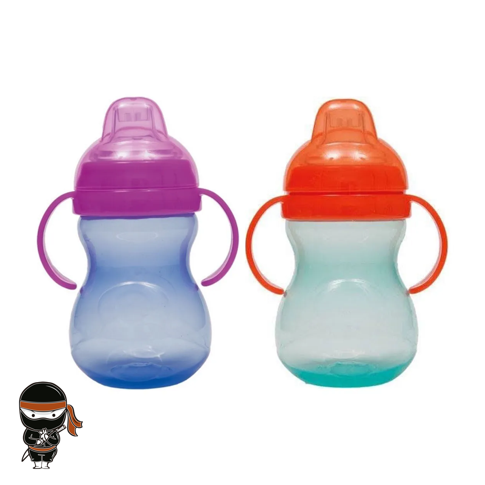 Copo com bico de silicone para bebê