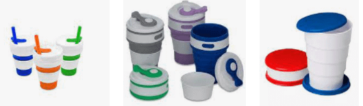 Copo retrátil personalizado