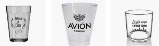 Copo shot personalizado