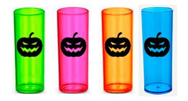 Jogo de Copos Neon Personalizados