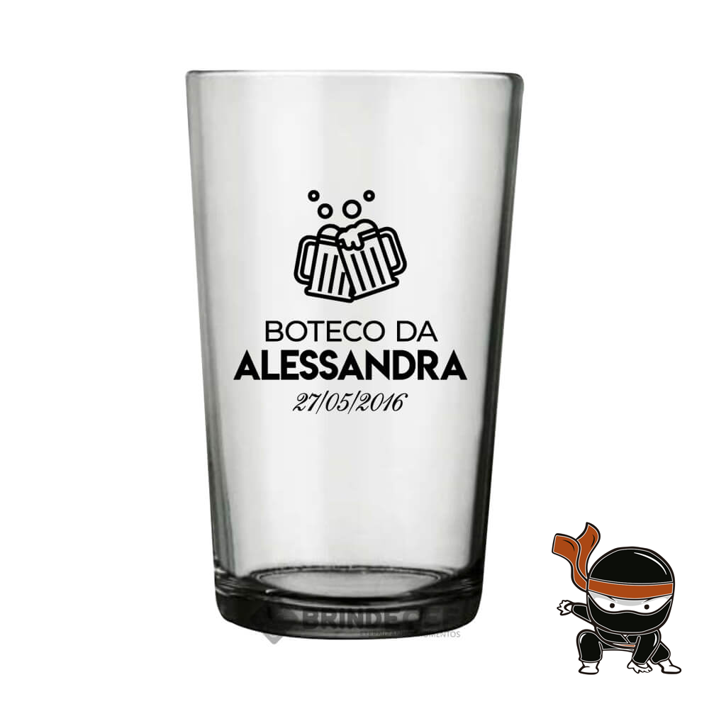 Copos de Vidro Personalizados Aniversário