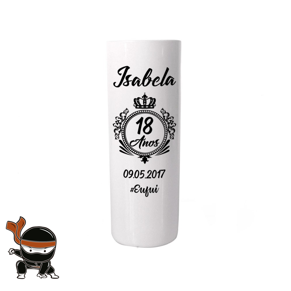 Copos personalizados aniversário