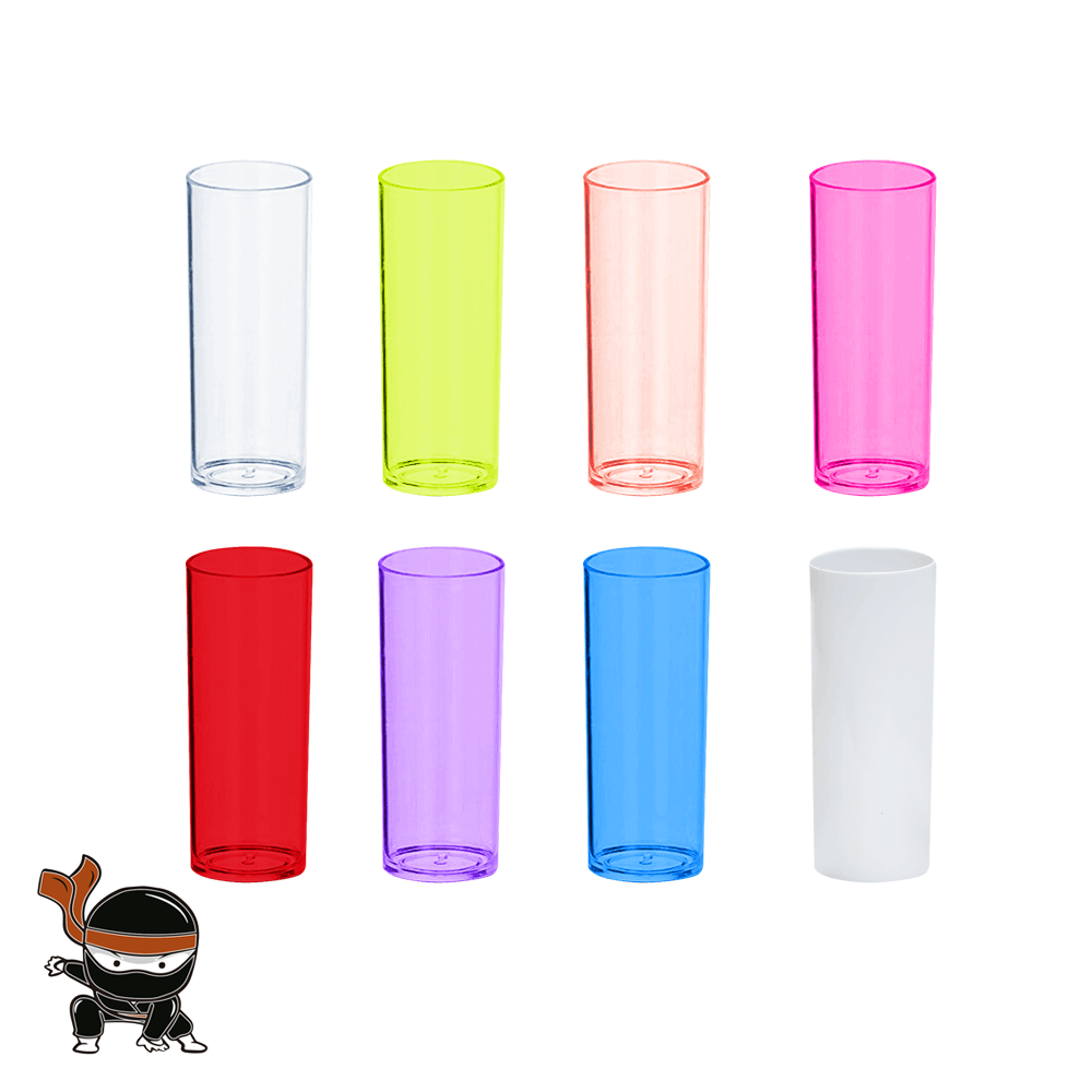 Copos personalizados long drink neon