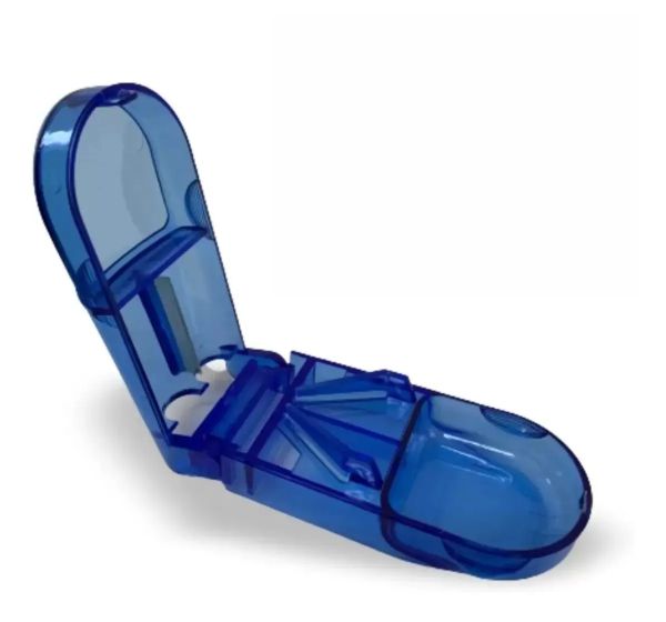 Cortador De Comprimidos E Porta Remédios Com Reservatório