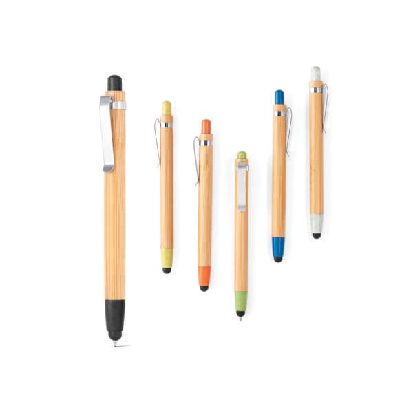 Esferográfica em Bambu Clipe de Metal Personalizada