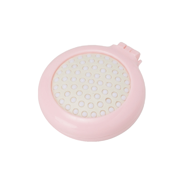 Espelho de Bolsa com Escova Outubro Rosa