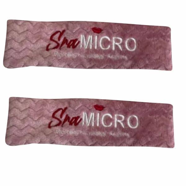 Faixa De Cabelo Personalizada Com Logomarca Bordada Rosé