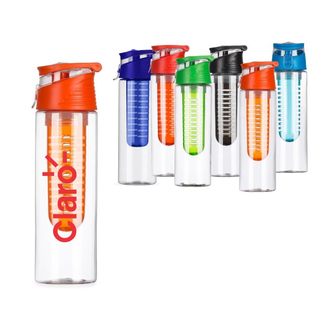 Garrafa esqueeze com infusor personalizada