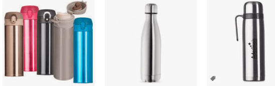 Garrafa Térmica Inox Personalizada Mármore