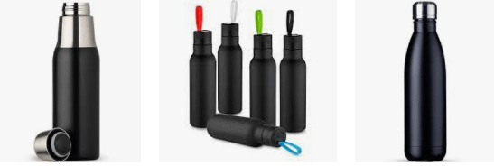 Garrafa Térmica Personalizada Preto Fosco