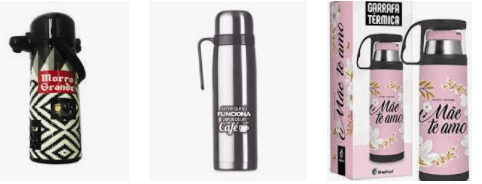 Garrafa Termica de Cafe Personalizada