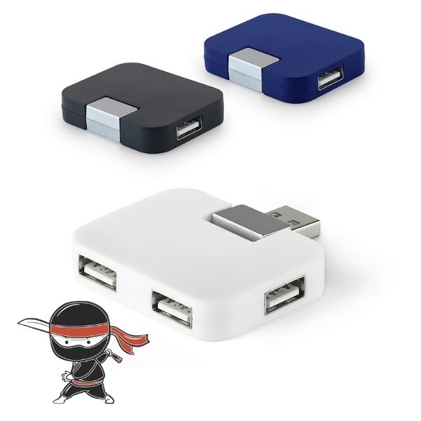 Hub USB 2.0 4 portas