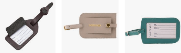 Identificador De Bagagem Em Couro