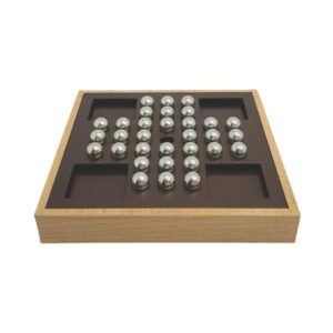 Jogo Resta um Madeira e Bolas Metálicas