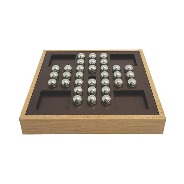 Jogo Resta um Madeira e Bolas Metálicas