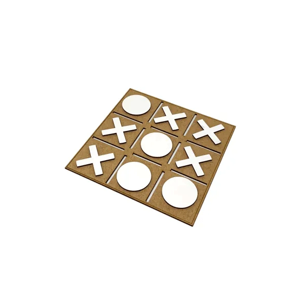 Jogo da Velha Mdf Intantil Tabuleiro