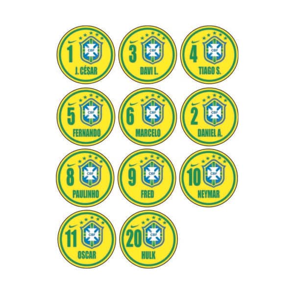 Jogo de Botão Seleção Personalizado