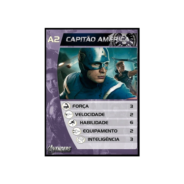 Jogo de Cartas Heróis para Brinde