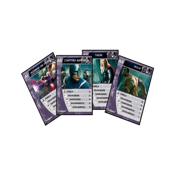 Jogo de Cartas Heróis para Brinde