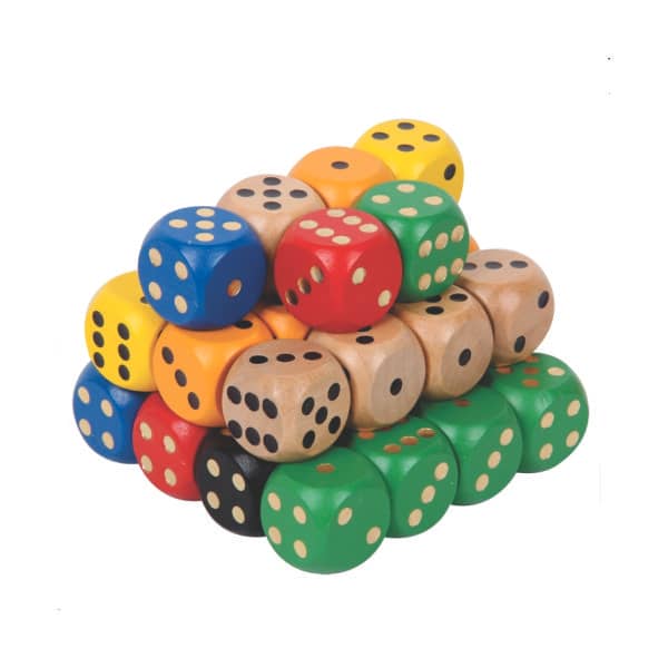 Jogo de Dados Coloridos Personalizados