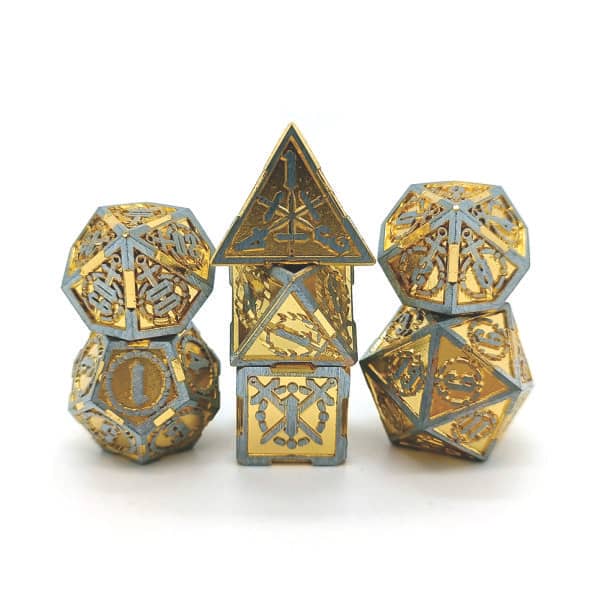 Jogo de Dados Metal Personalizados