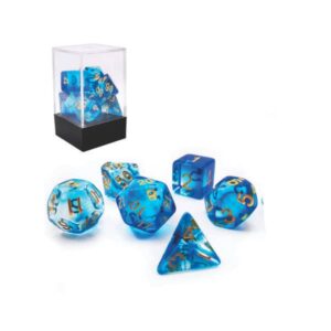 Jogo de Dados RPG Cristal Personalizado